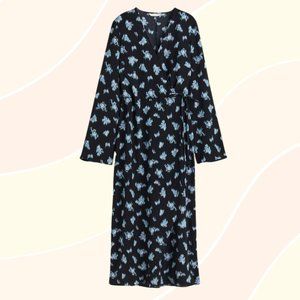 H&M Wrap-front Midi Dress Size XXL